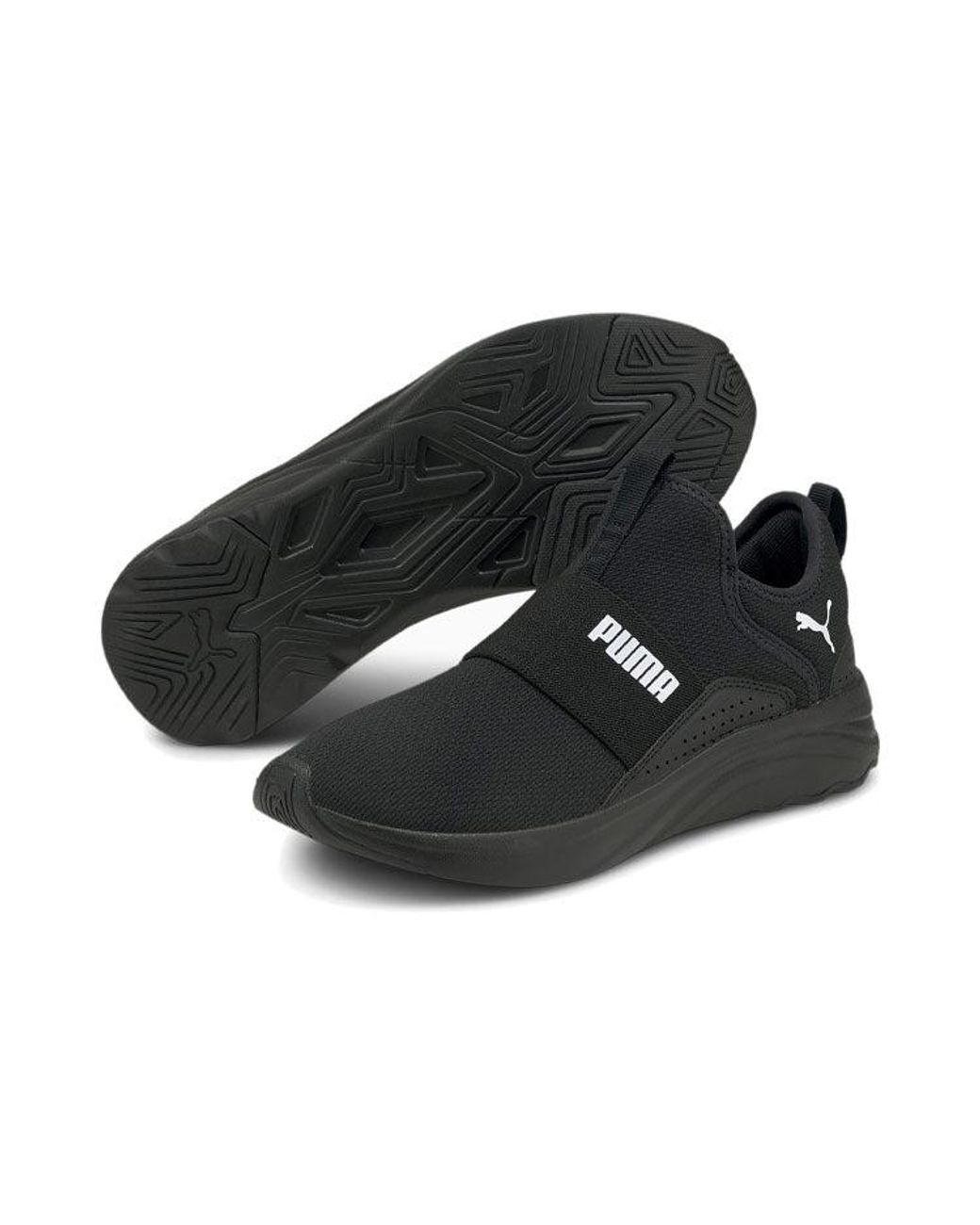 PUMA Black (Wmns) Softride Sophia Slip-On
