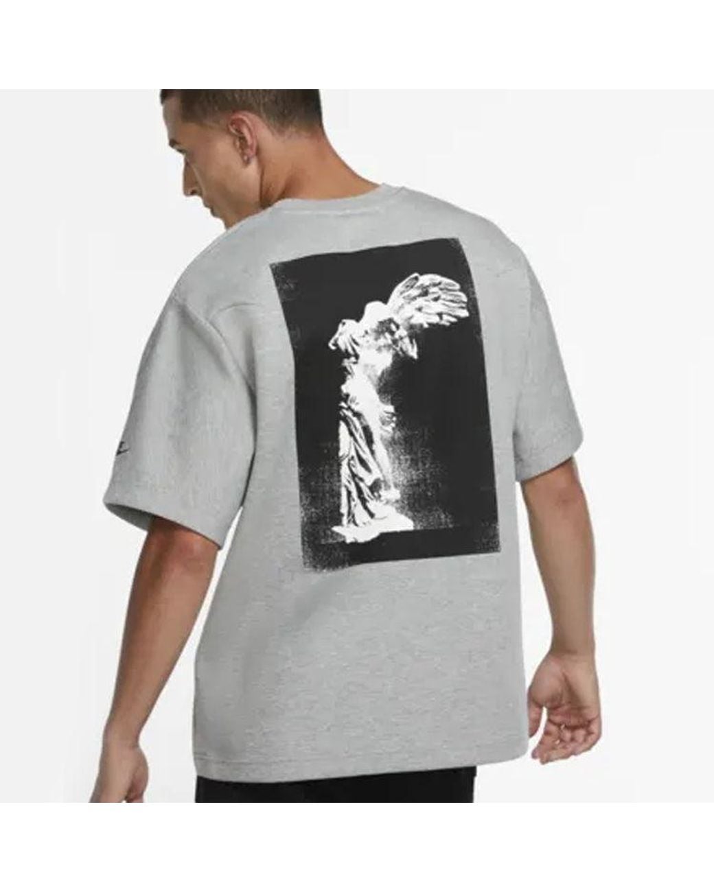 Nike Gray Sportswear Nsw Tech Fleece Short Sleeve Dark for men