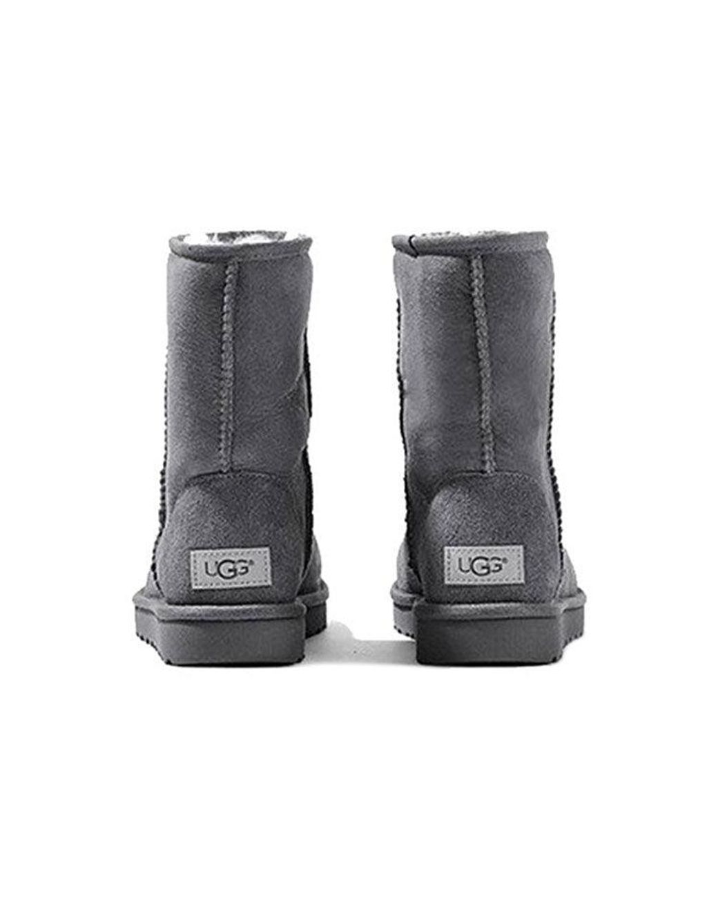 Ugg Black (Wmns) Classic Short Ii Fleece Lined