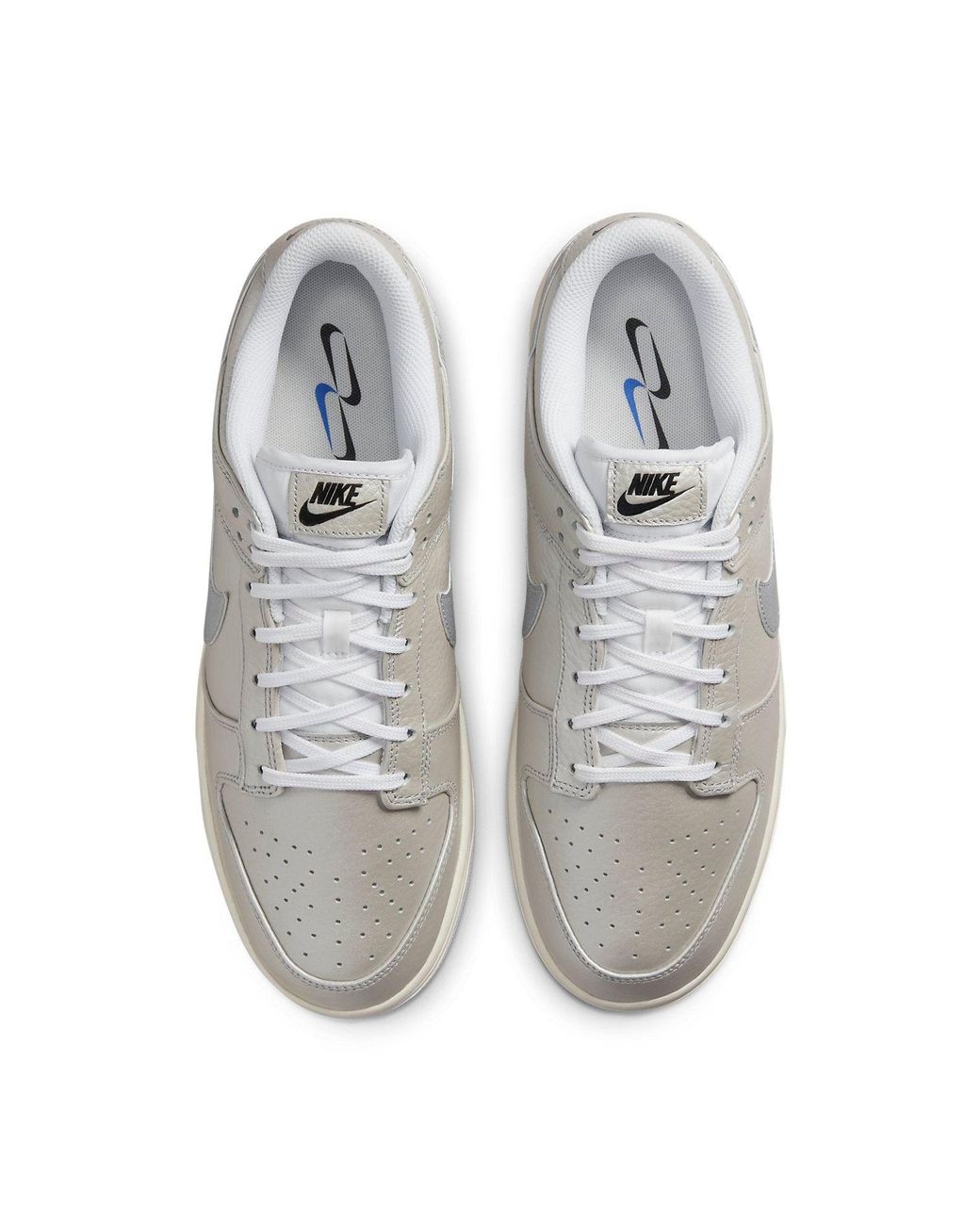 Nike Gray Dunk Low Se 'Metallic' for men