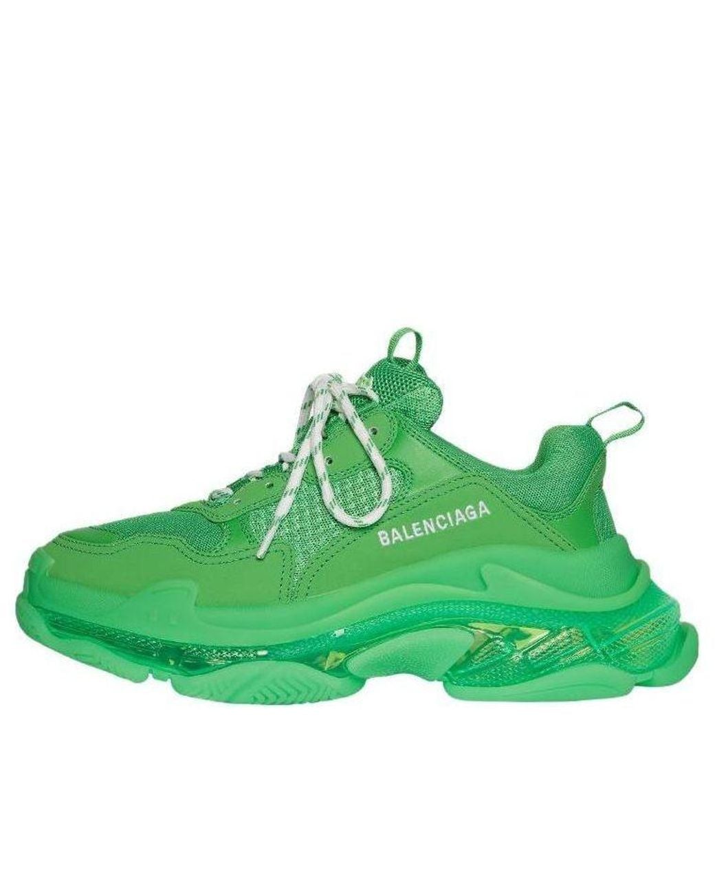 Balenciaga Green (Wmns) Triple S 'Clear Sole