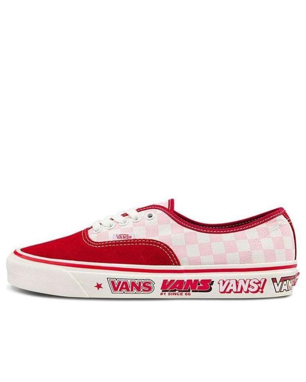 Vans Red Style 44 Sneakers for men