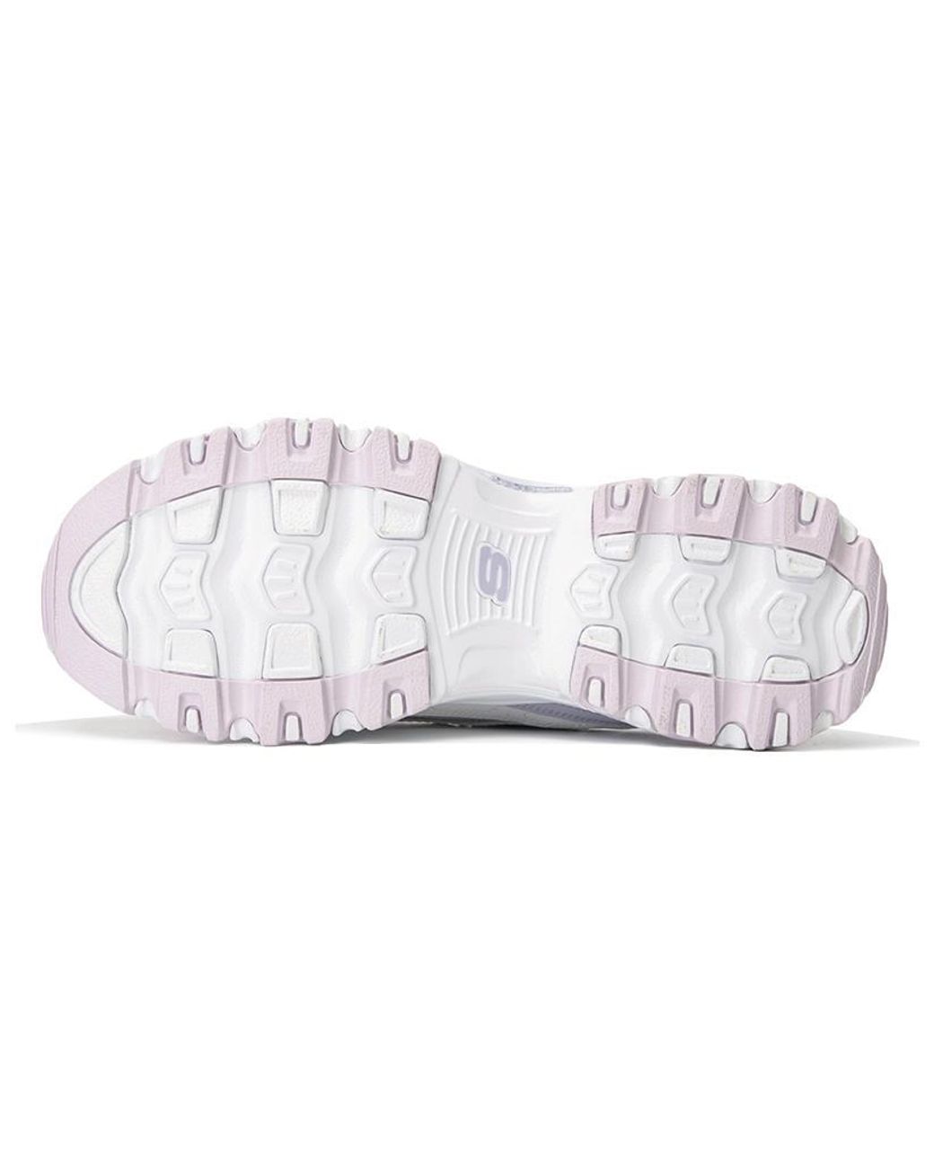 Skechers White (Wmns) D'Lites 1.0 Sneakers
