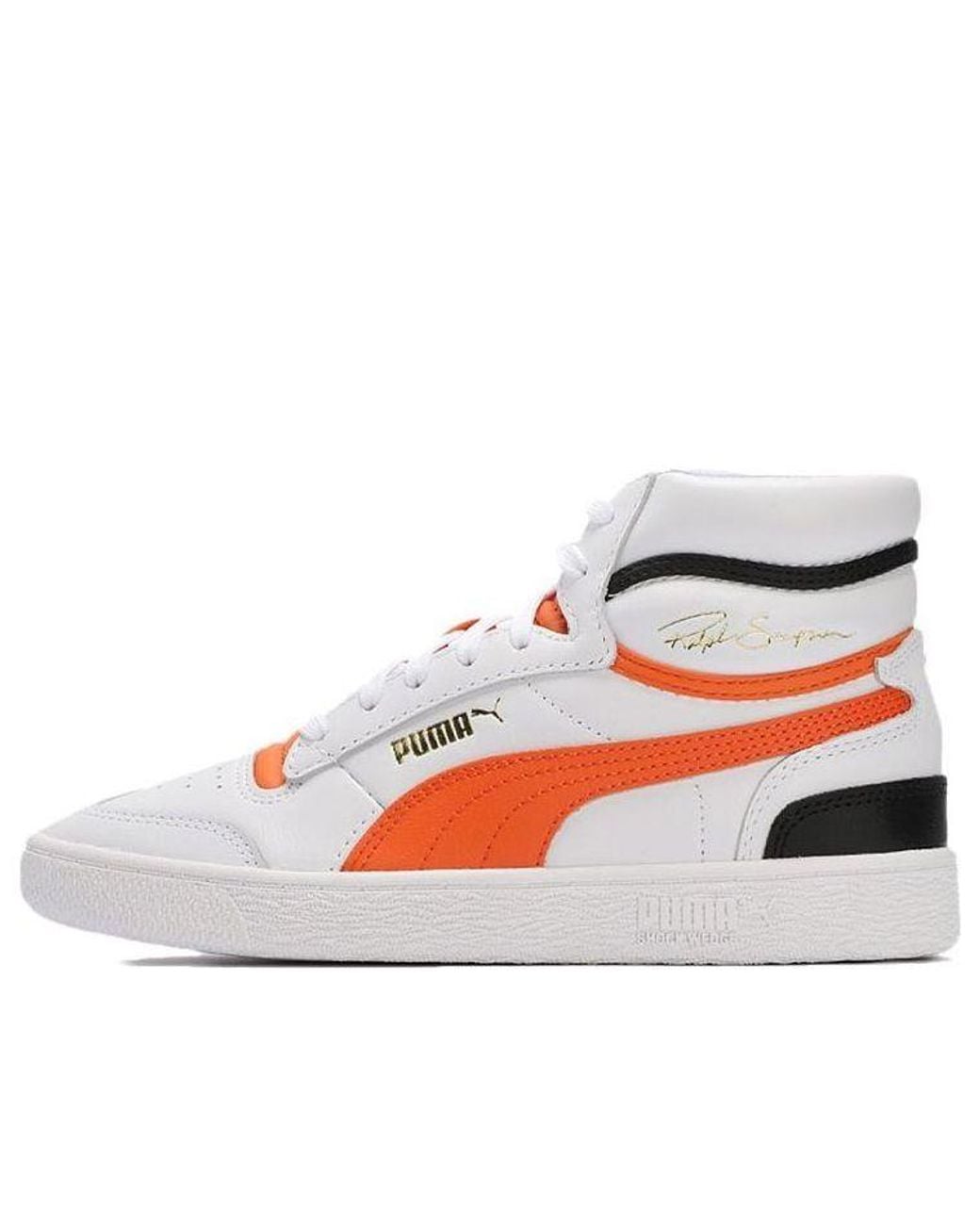 PUMA White Ralph Sampson Mid Carrot' for men