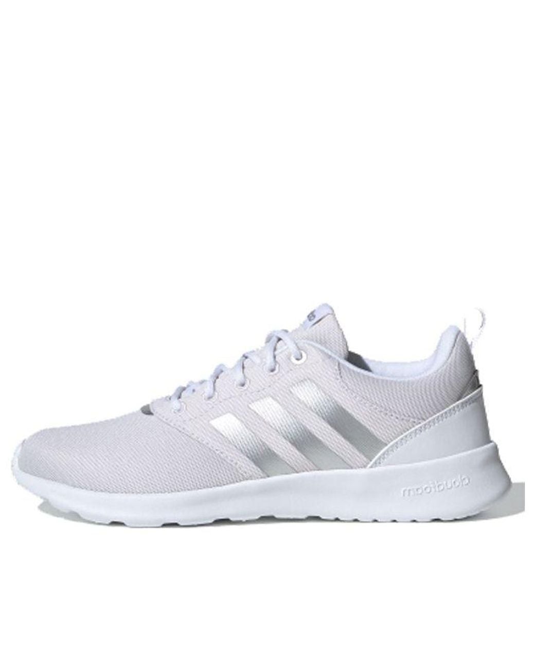 Adidas White (Wmns) Qt Racer 2.0 Metallic'