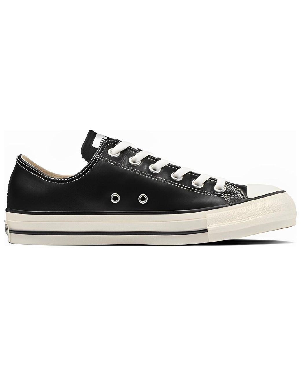 Converse Black All Star Leather Ox for men