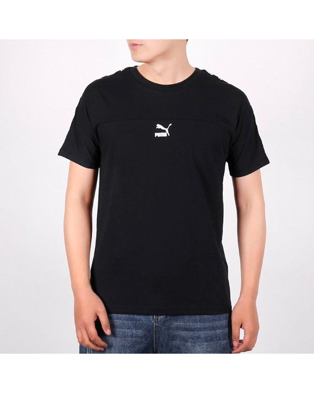 PUMA Black Clothing T-Shirt for men