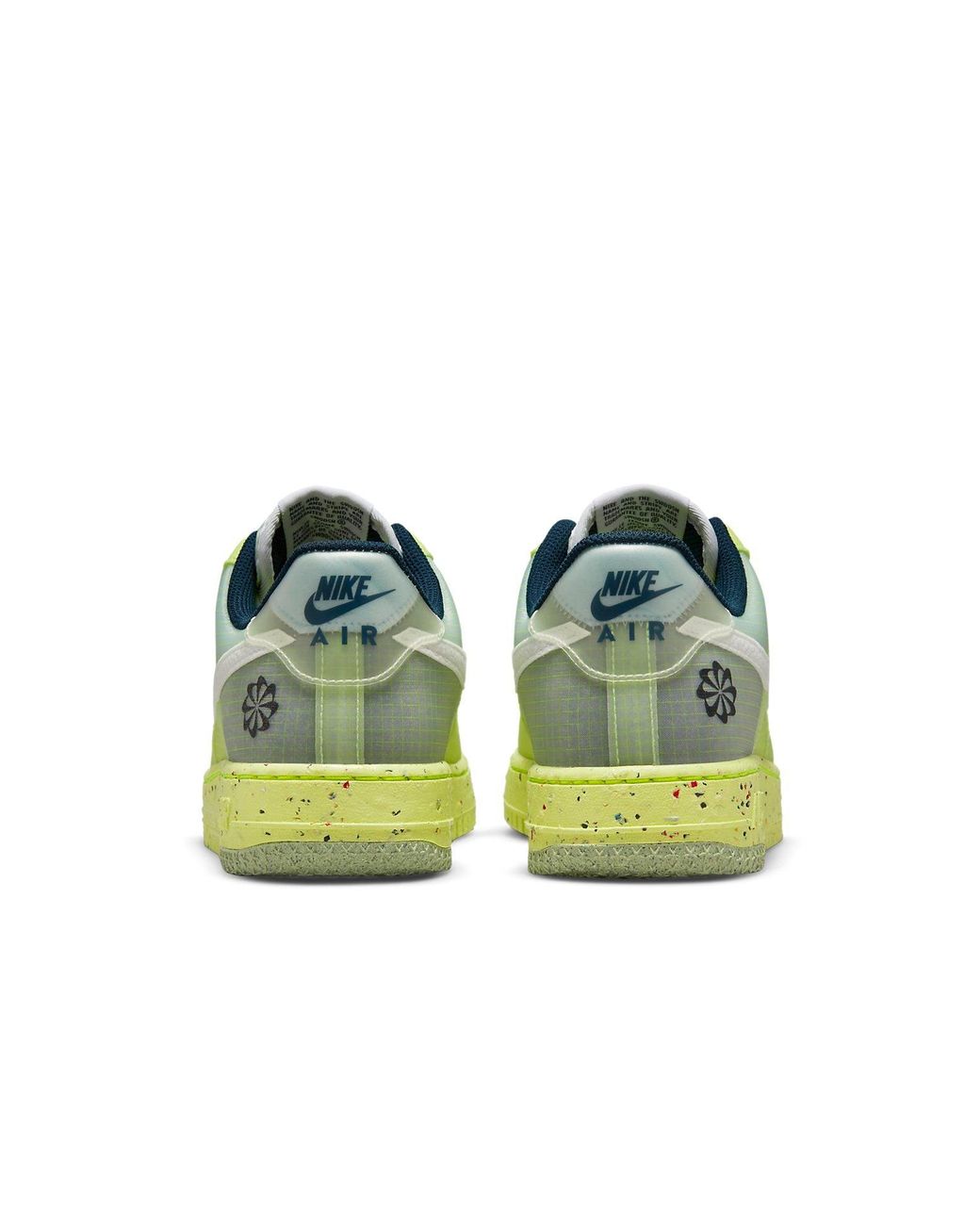 Nike Green Air Force 1 Crater 'Light Lemon Twist' for men