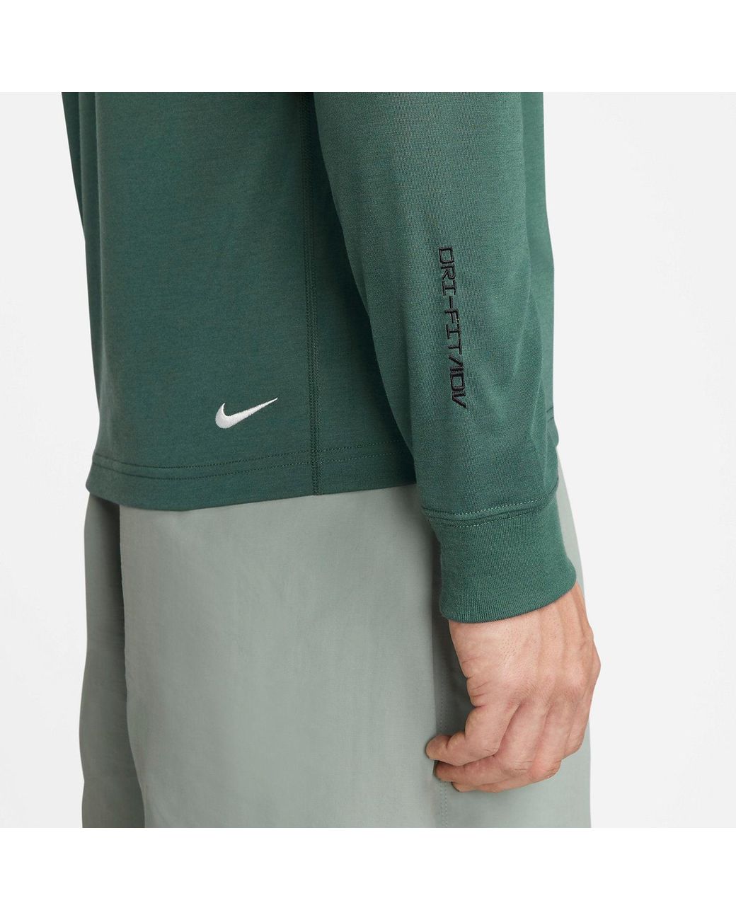 Nike Green Dri-Fit Acg Goat Rocks Long-Sleeve Top Faded Spruce' for men