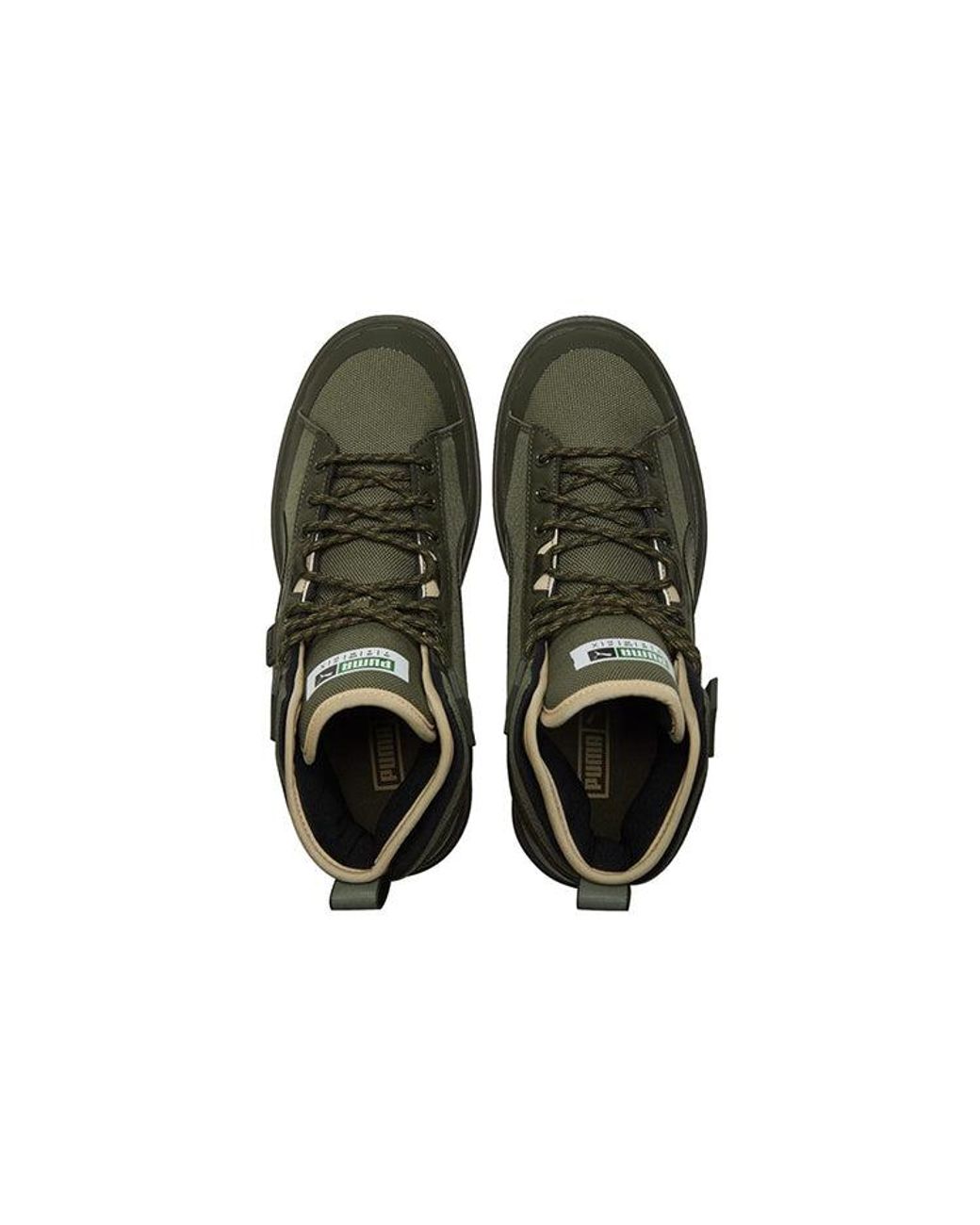 PUMA Black Suede Mid Wtr Sneakers