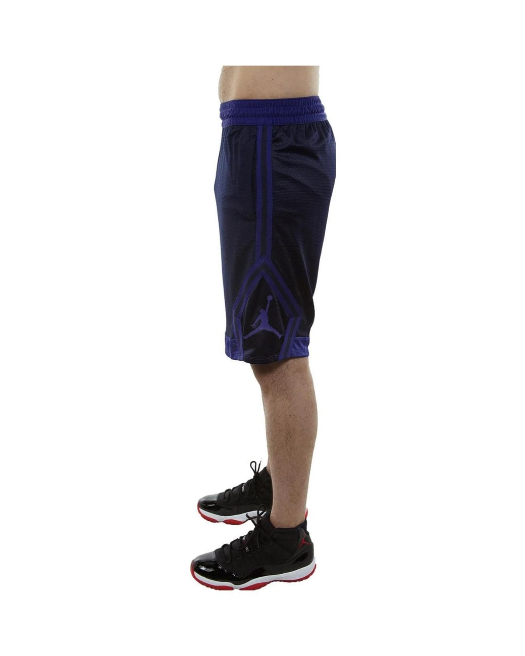 Nike Blue Rise Diamond Basketball Short for men