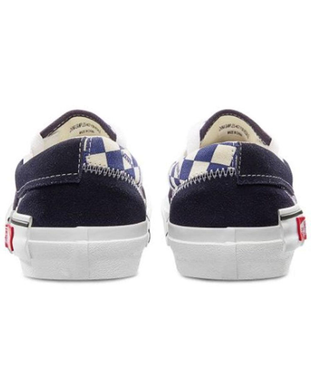 Vans Blue Slip-On Cap 'Checkboard/ for men