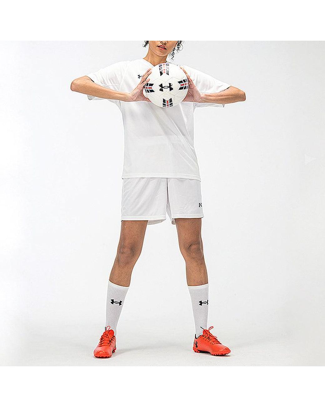 Under Armour White Launch 7 Shorts for men