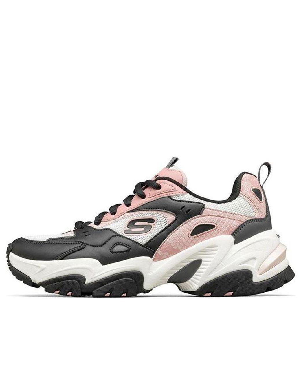 Skechers White (Wmns) Stamina V2 Low-Top Running Shoes