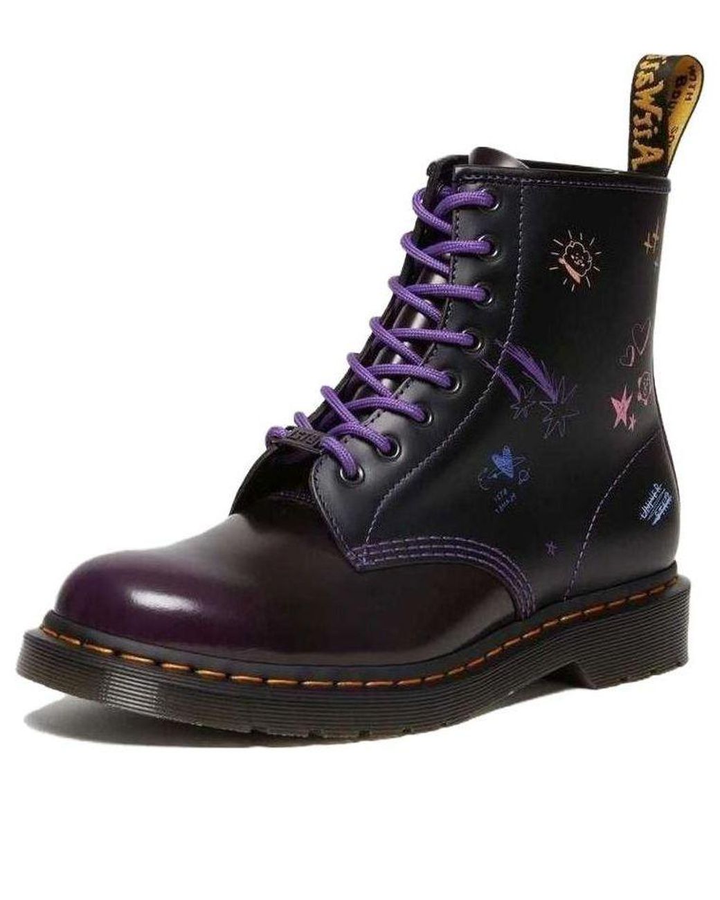 Dr. Martens Blue X Bt21 1460 Leather Boots for men
