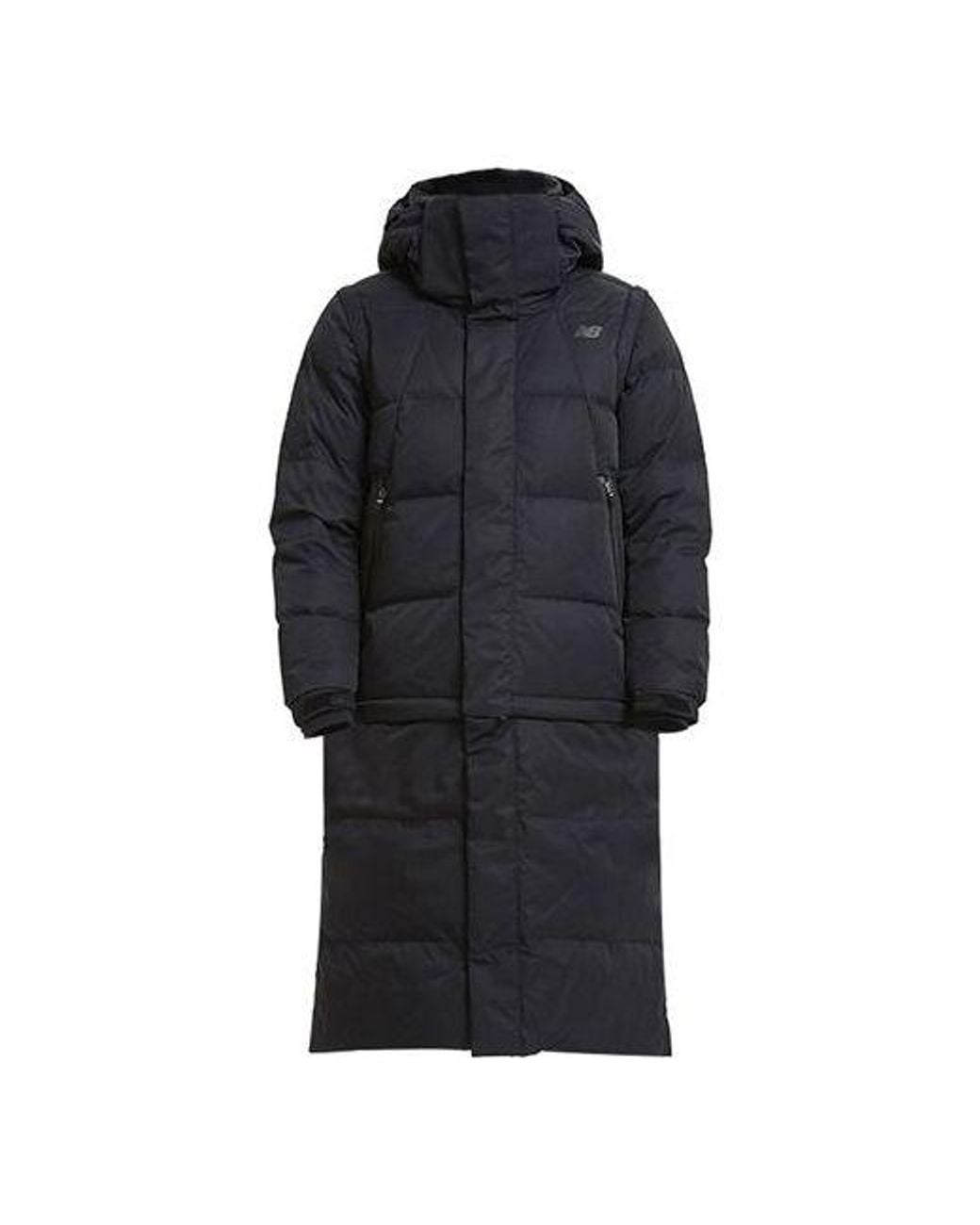 New Balance Blue Lifestyle Long Down Parka for men