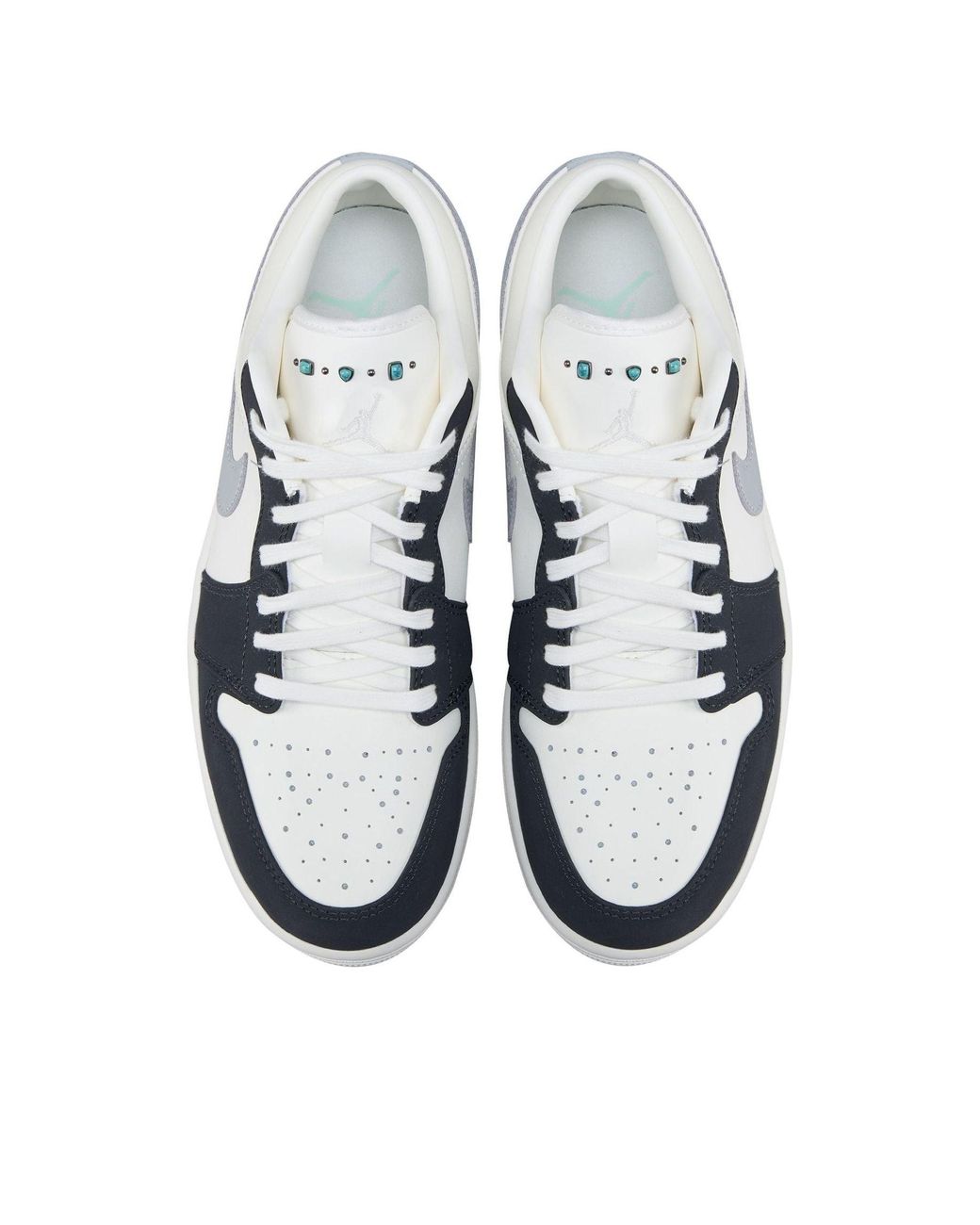Nike Blue 1 Low 'Sail Light Smoke Mint Foam' for men