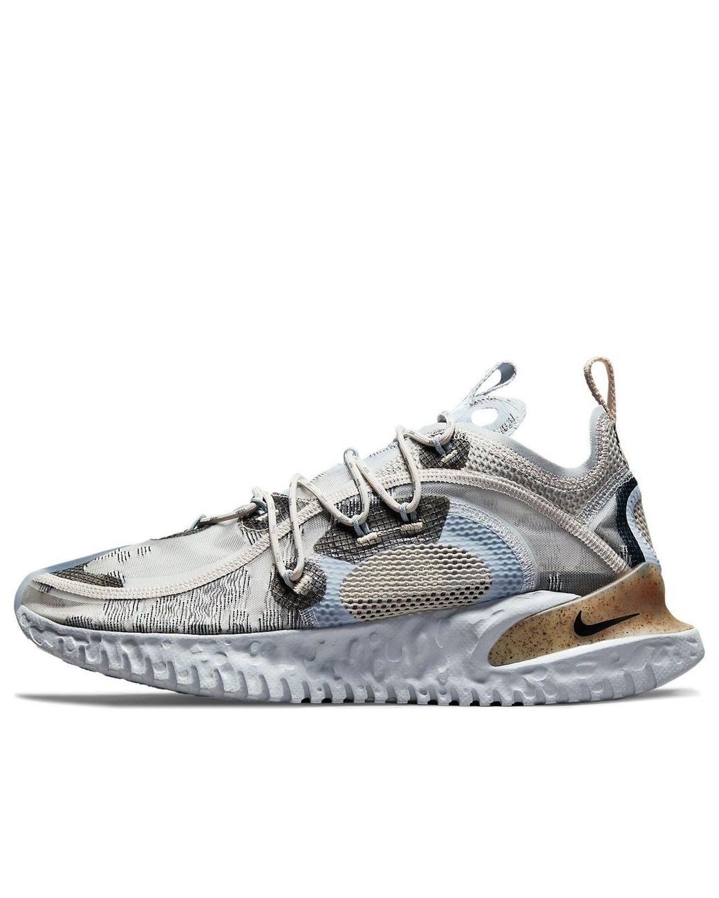 Nike Metallic Ispa Flow 2020 'Pure Platinum' for men