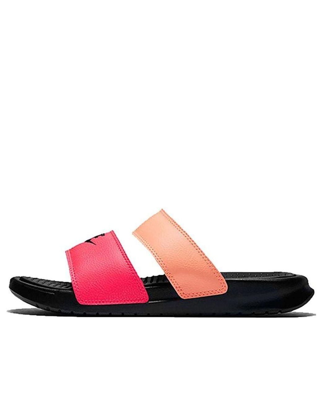 Nike Red (Wmns) Benassi Duo Ultra Slide 'Racer Sunset Glow'