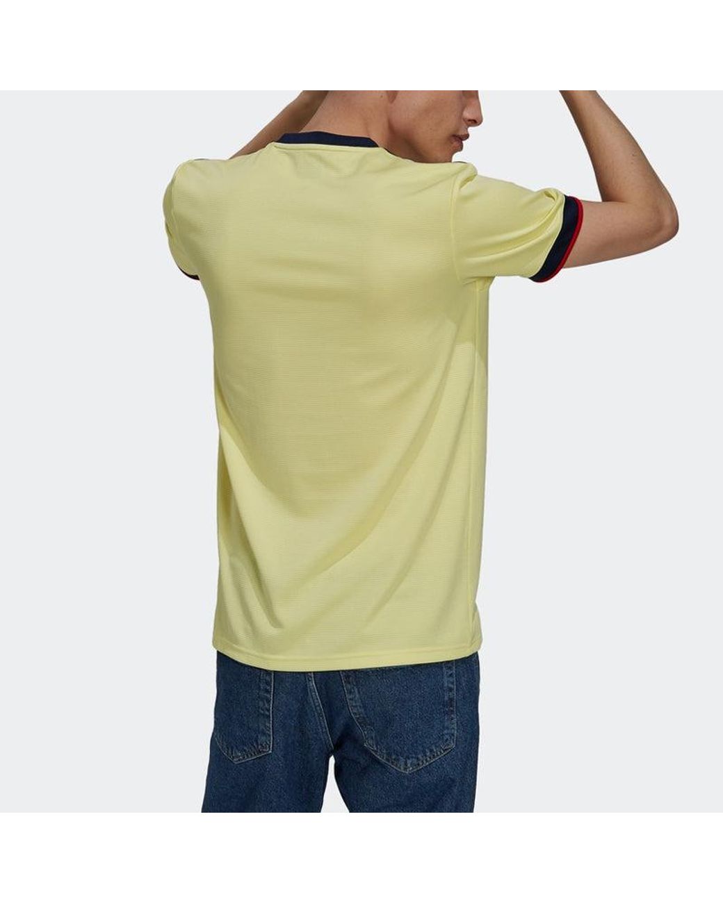 Adidas Yellow Arsenal 21/22 Away Jersey for men