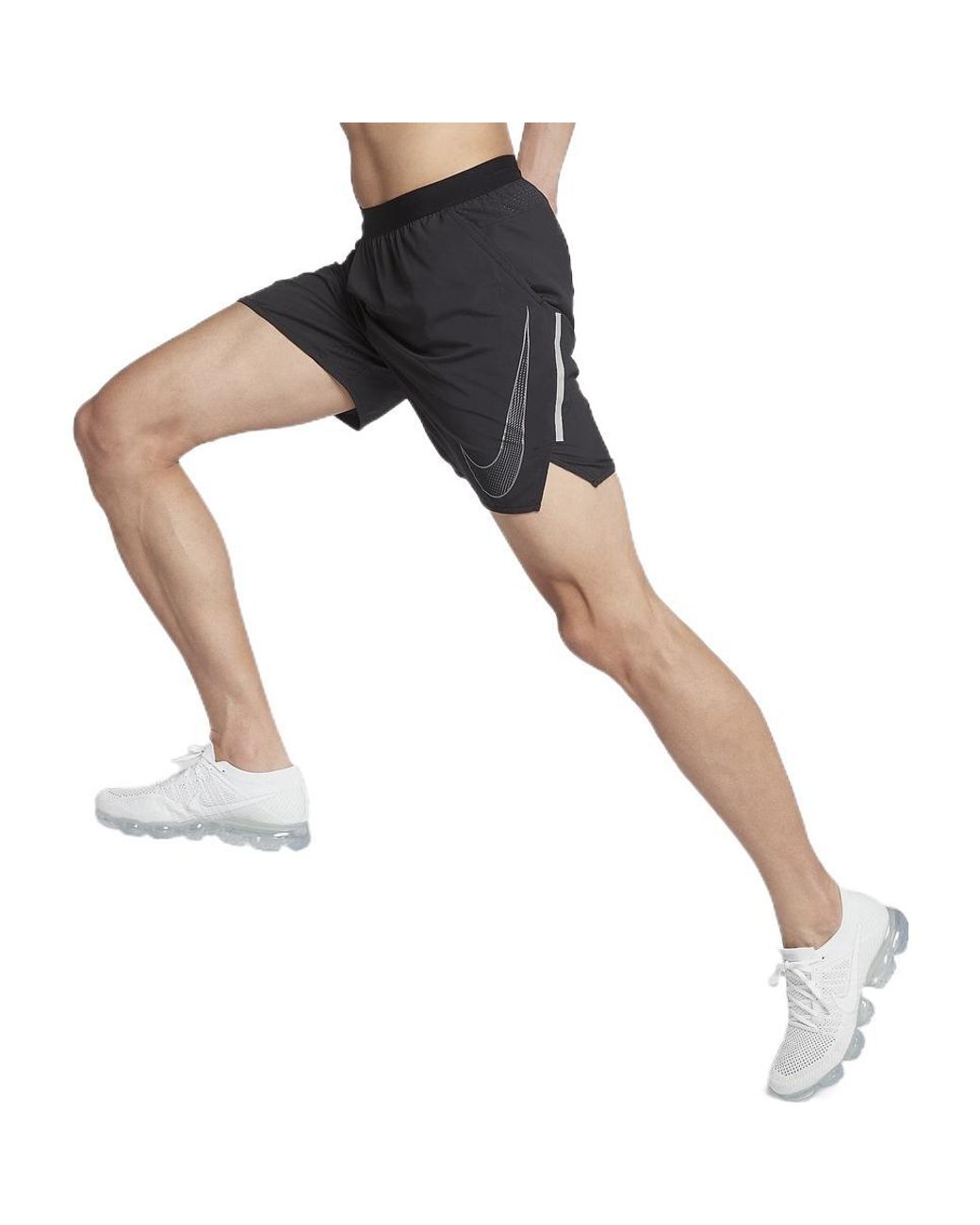 Nike Blue Solid Color Breathable Logo Quick Dry Shorts for men