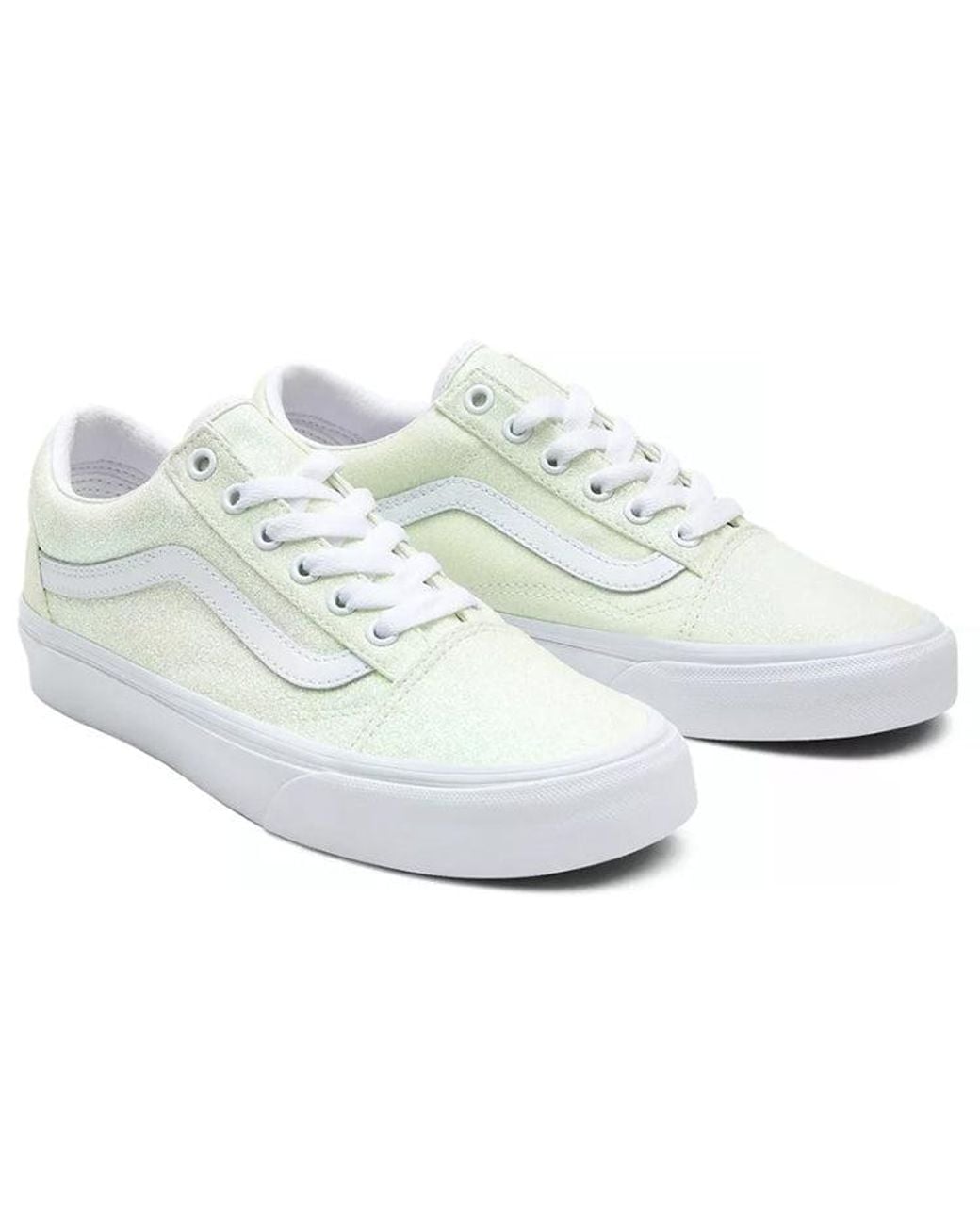 Vans White Old Skool 'Uv Glitter' for men