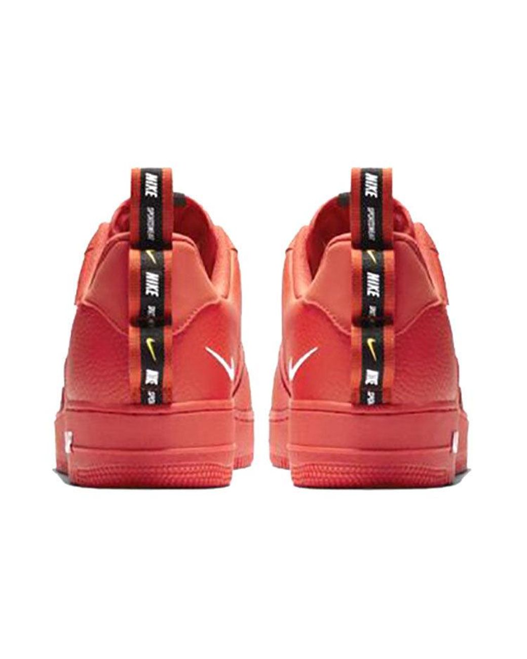 Nike Red Air Force 1 '07 Lv8 'Overbranding' for men