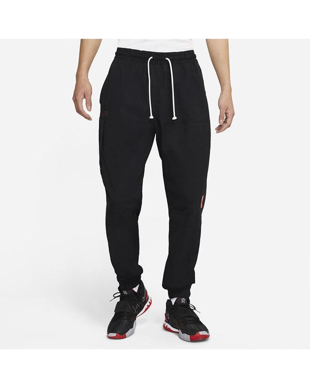 Nike Black Lacing Cargo Bundle Feet Sports Pants/Trousers/Joggers Autumn for men