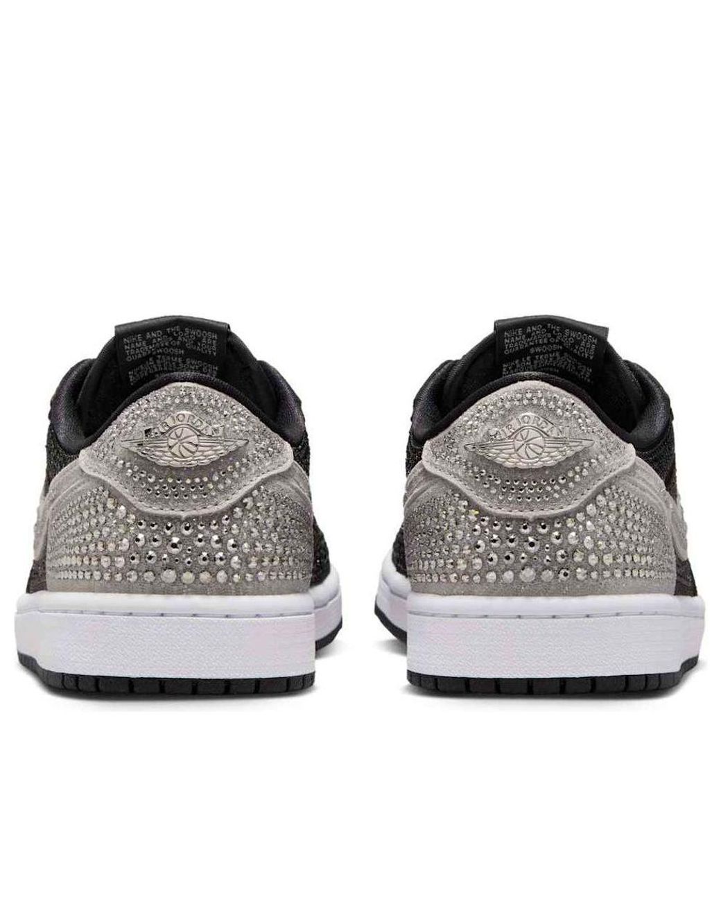 Nike Black (Wmns) 1 Retro Low Og X Swarovski 'Stealth'