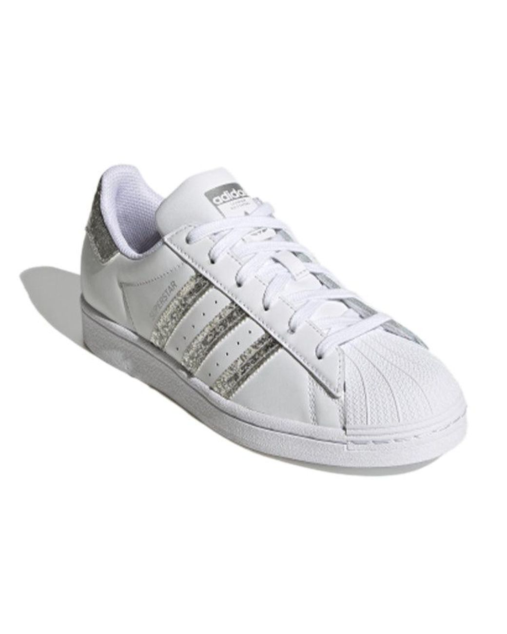 Adidas White (Wmns) Superstar 'Glitter'