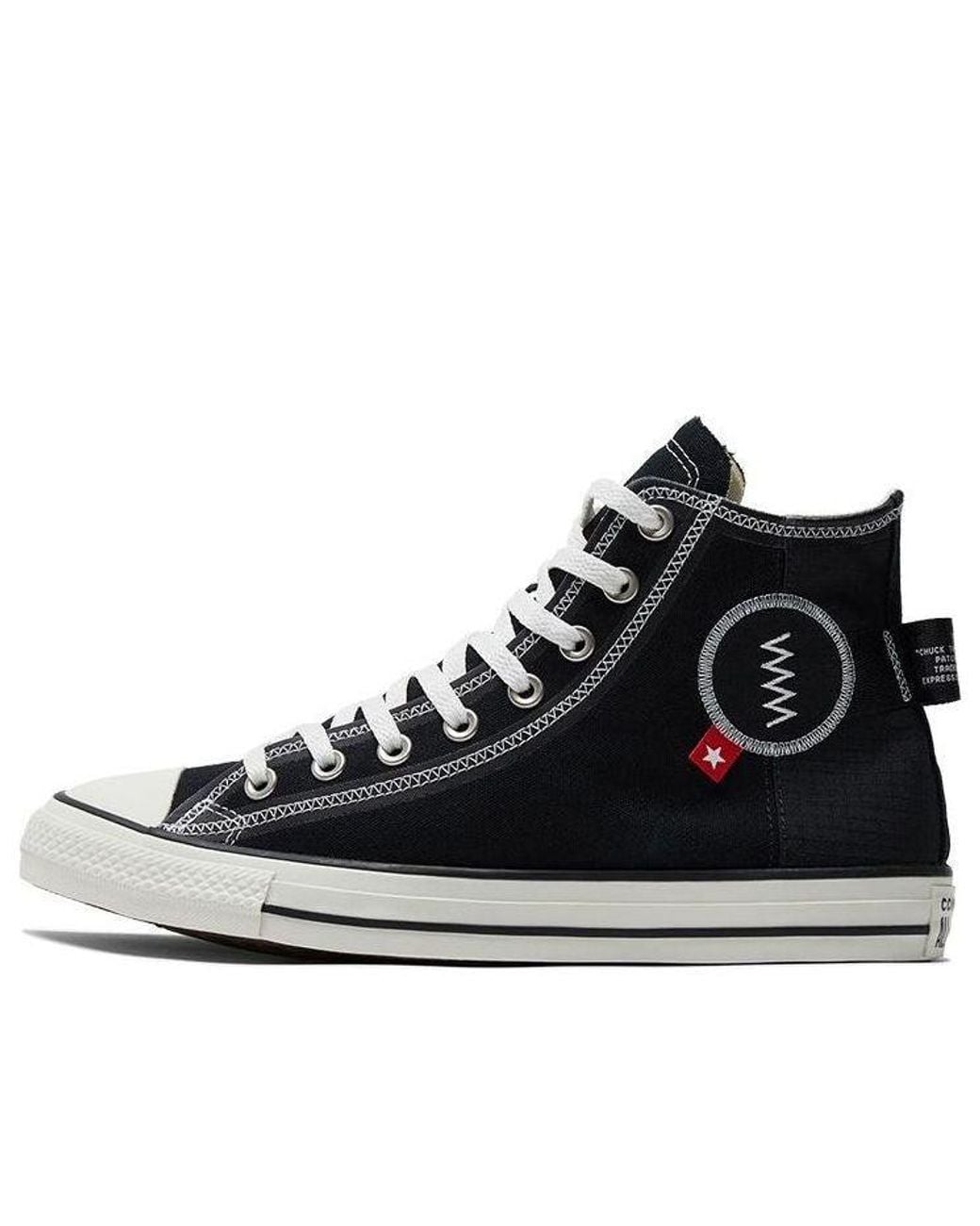 Converse Black Chuck Taylor All Star High 'Logo Tag for men