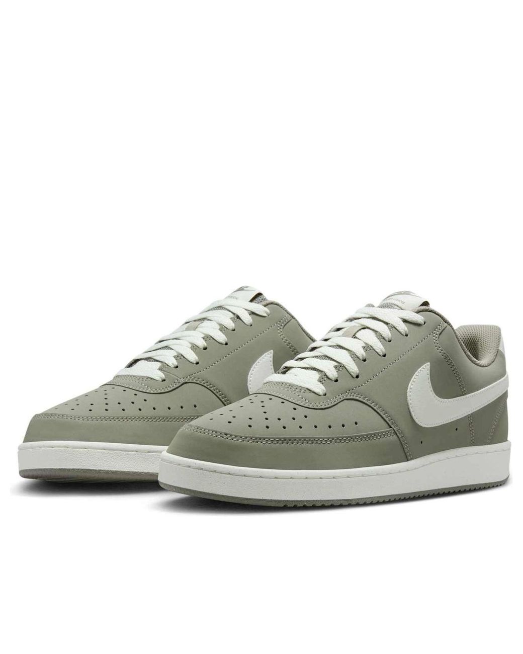 Nike Green Court Vision Low Premium 'Light Army Sail' for men