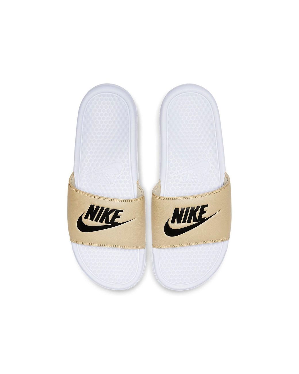 Nike White Benassi Jdi Slide Team' for men
