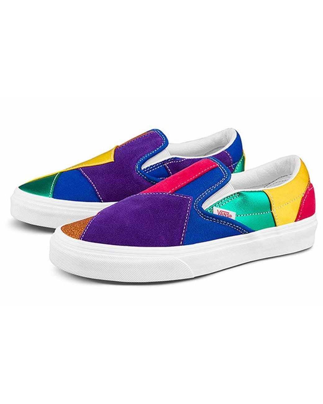 Vans Blue Classic Slip-On 'Pride for men