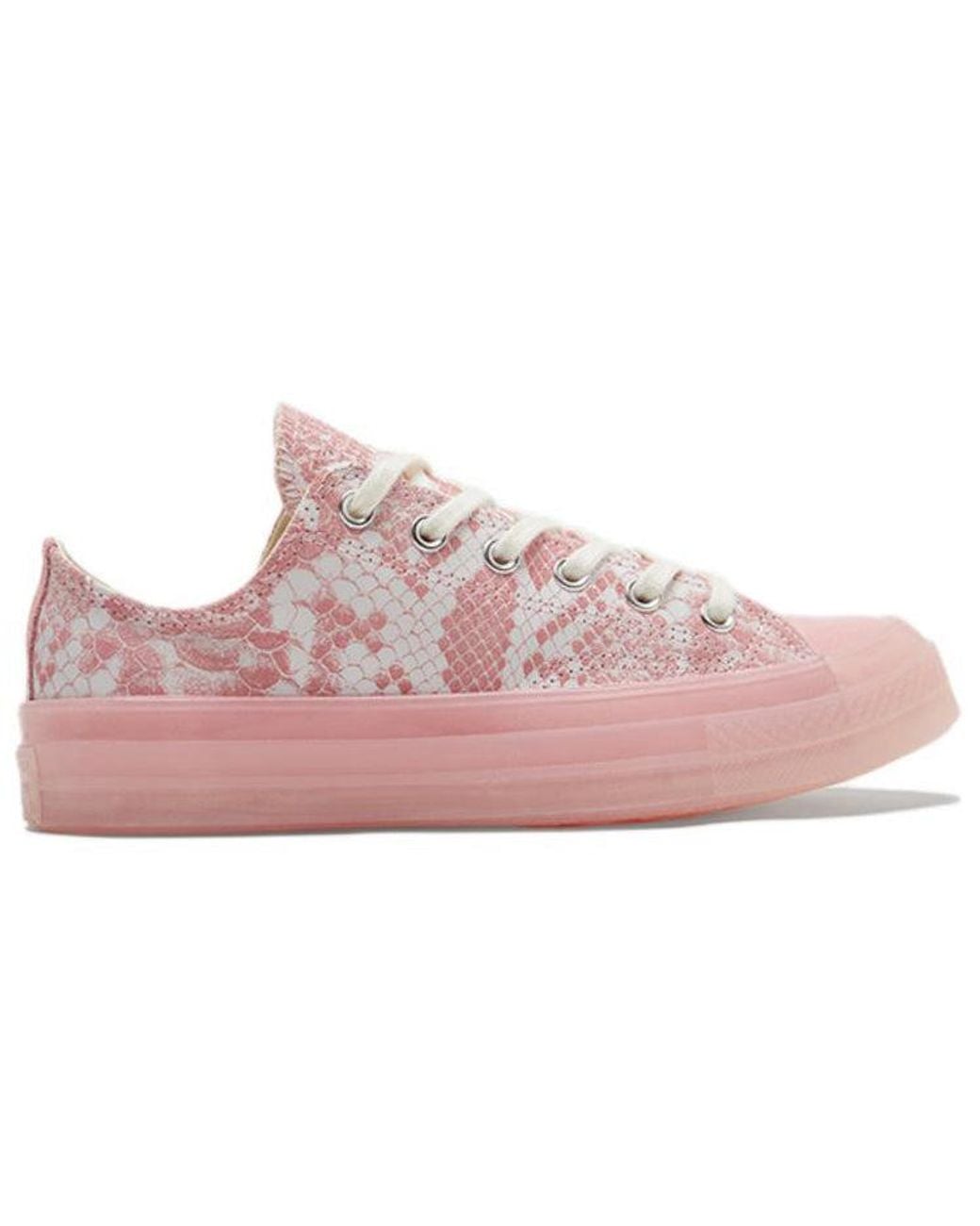 Converse Pink Golf Wang X Chuck 70 Low Python' for men