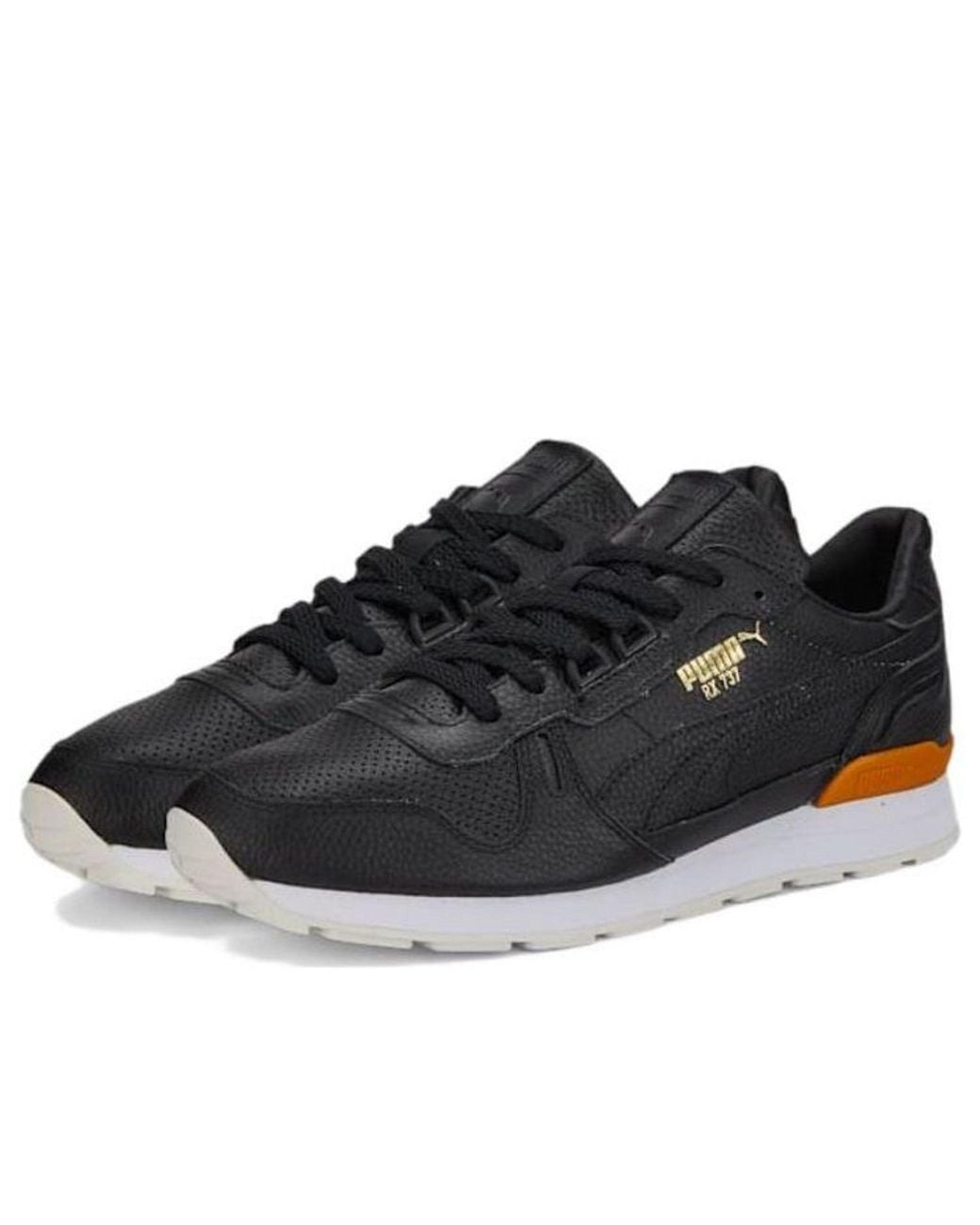 PUMA Black Rx 737 Premium Lace Up for men