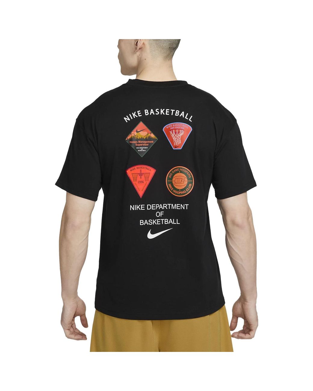 Nike Black Max90 Basketball T-Shirt for men