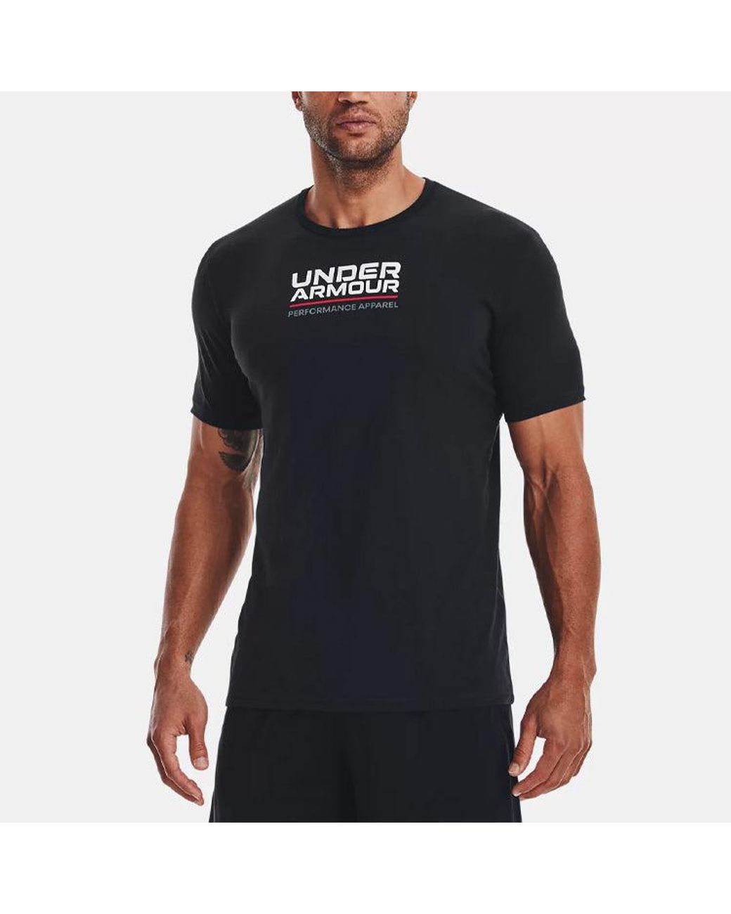 Under Armour Black Box Logo T-Shirt for men