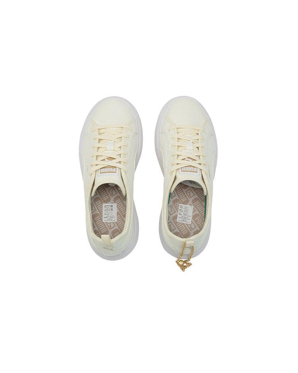 PUMA White (Wmns) Suede Mayu Canvas 'Pristine'