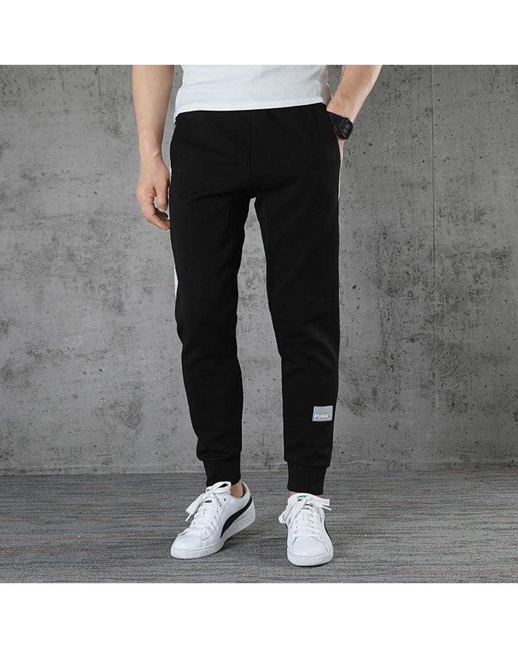 PUMA Black Avenir Pants for men