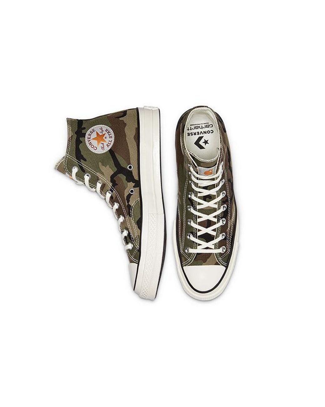 Converse Brown Carhartt Wip X Chuck 70 High 'Camo' for men