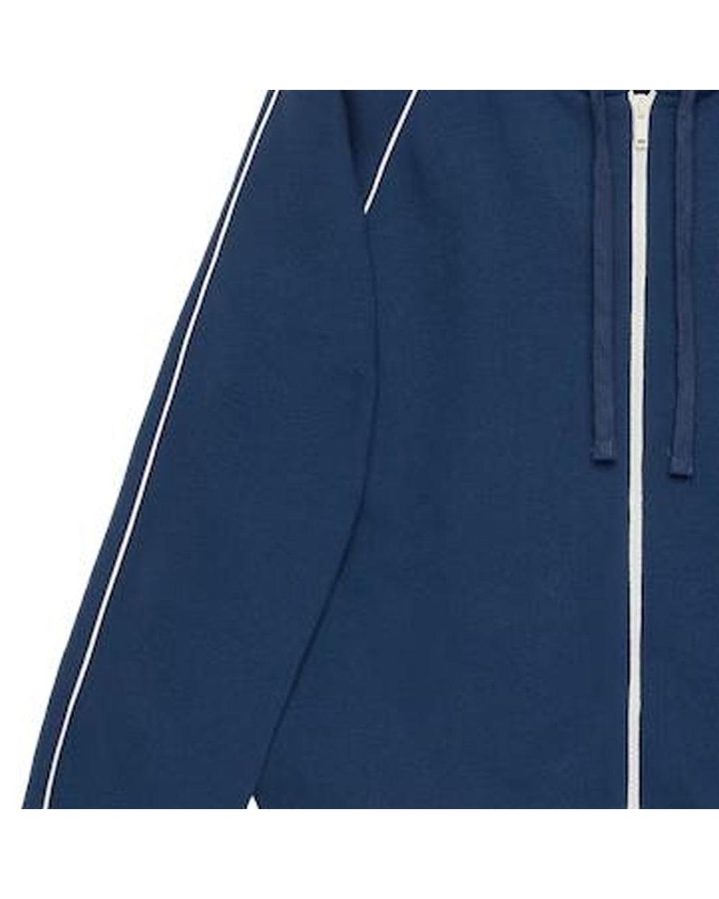Gucci Blue Cotton Jersey Sweatshirt With Patch for men