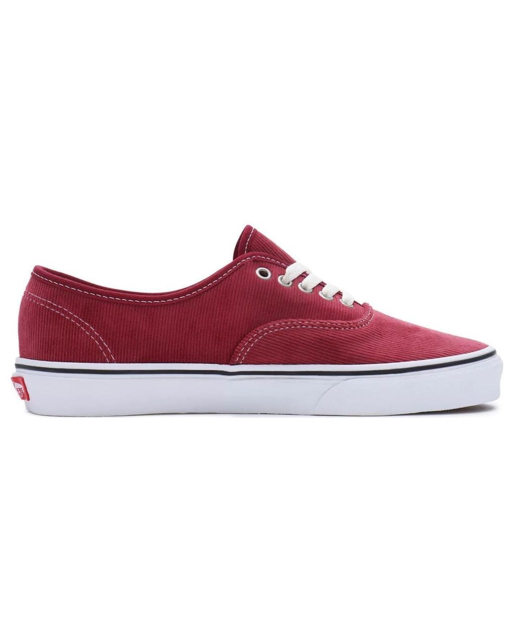 Vans Red Authentic Corduroy for men