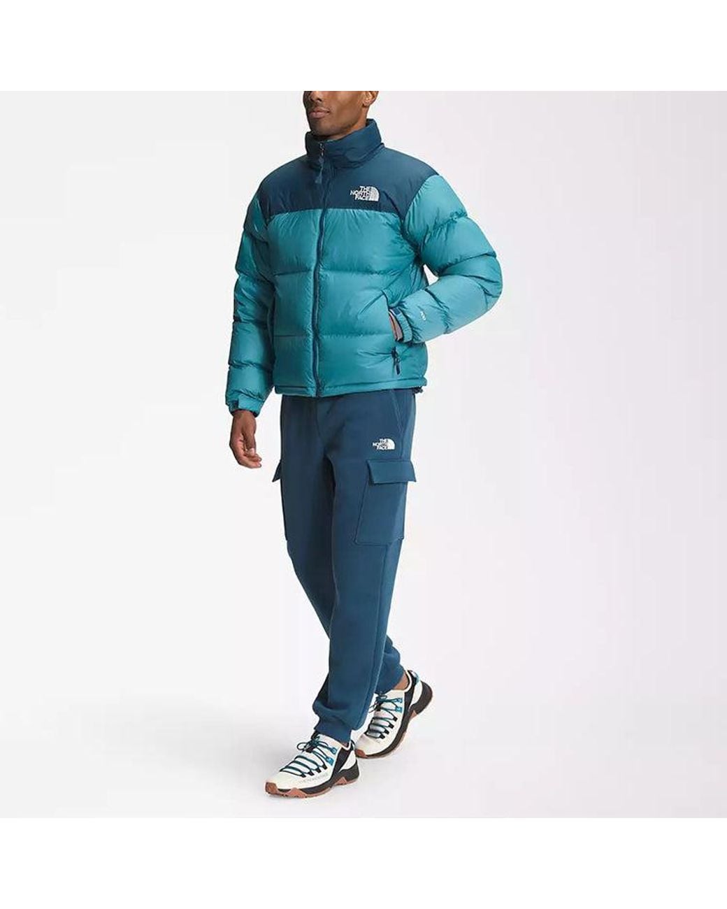 The North Face Blue 1996 Retro Nuptse Jacket Storm/Monterey for men