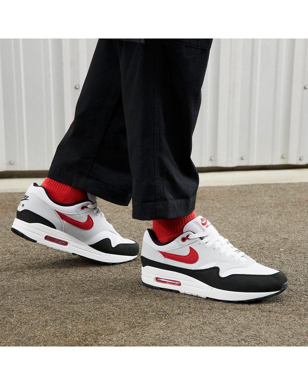Nike White Air Max 1 Sneakers for men