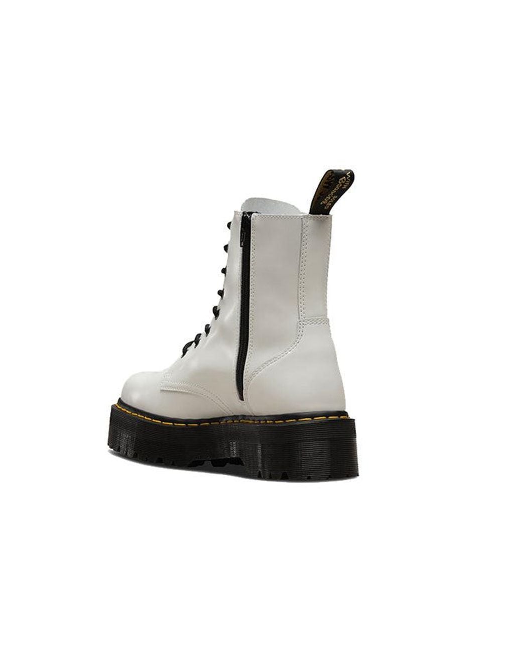 Dr. Martens Black Jadon Smooth Leather Platform Boot