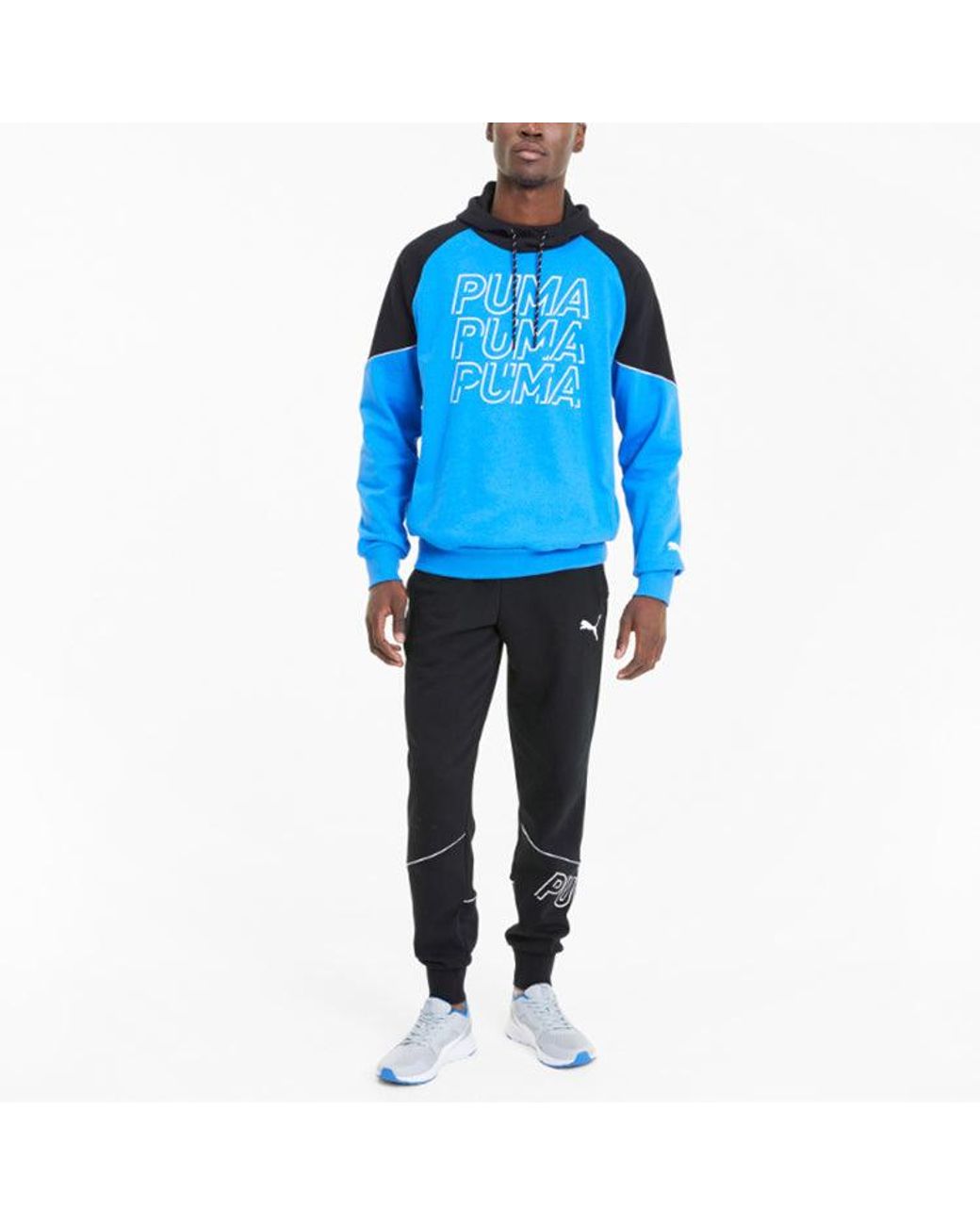 PUMA Black Modern Sports Pants for men