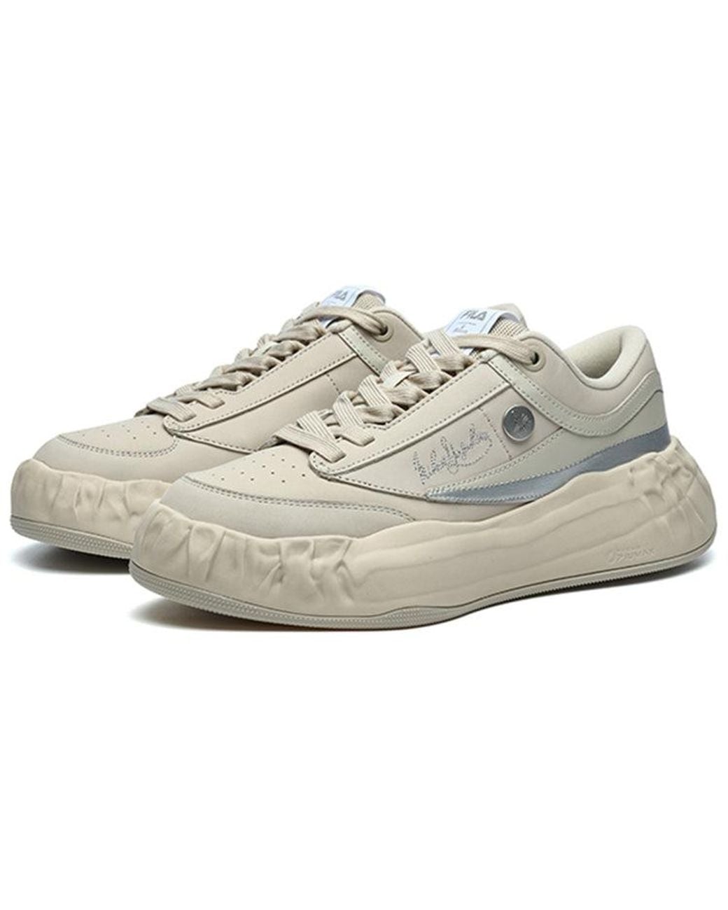 Fila White Mihara X Fm-15 Casual Skateboarding Shoes for men
