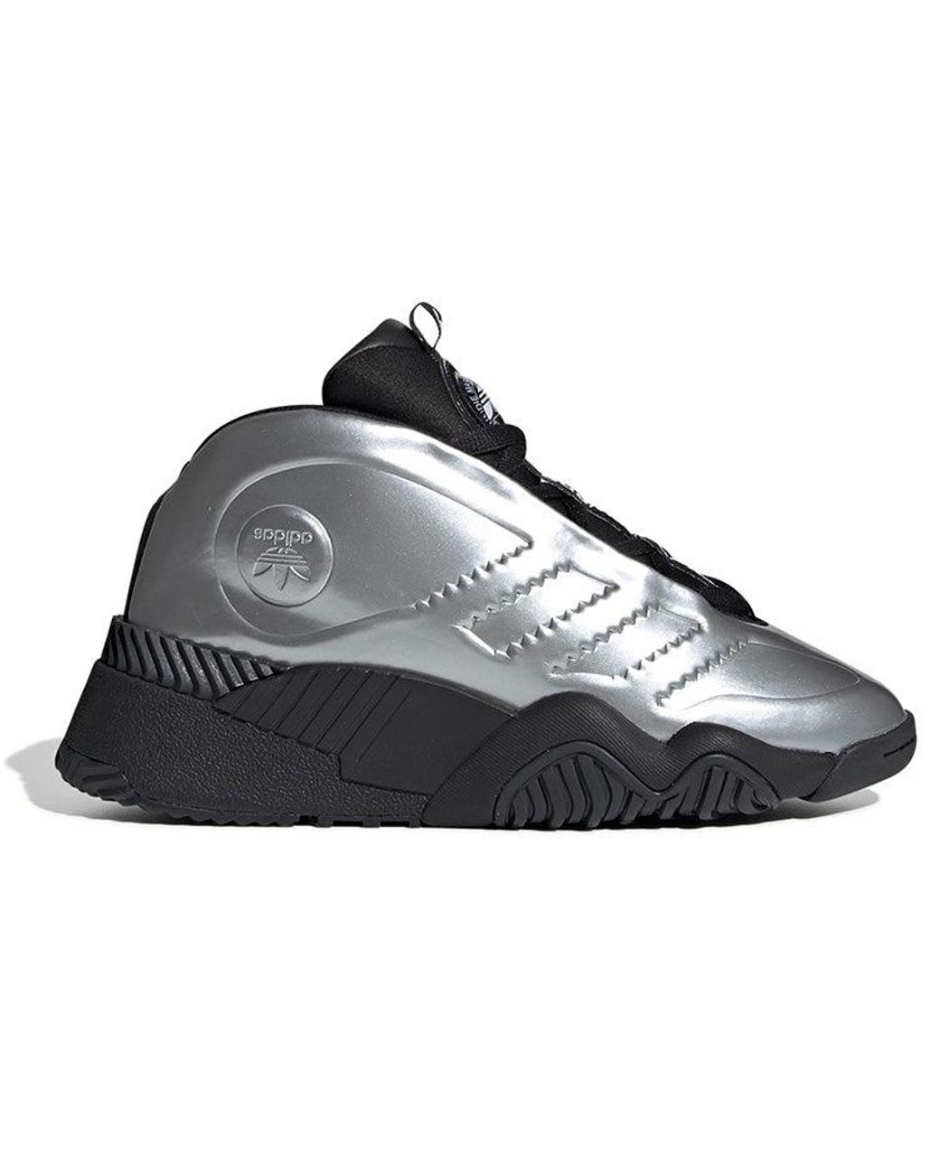 Adidas Black Alexander Wang X Futureshell 'Platinum Metallic' for men