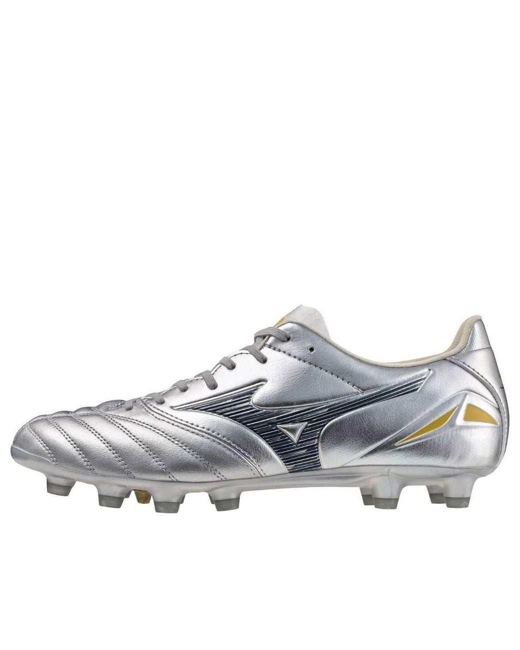 Mizuno Gray Morelia Neo 4 Pro Fg 'Platinum Pack Galaxy Cool' for men